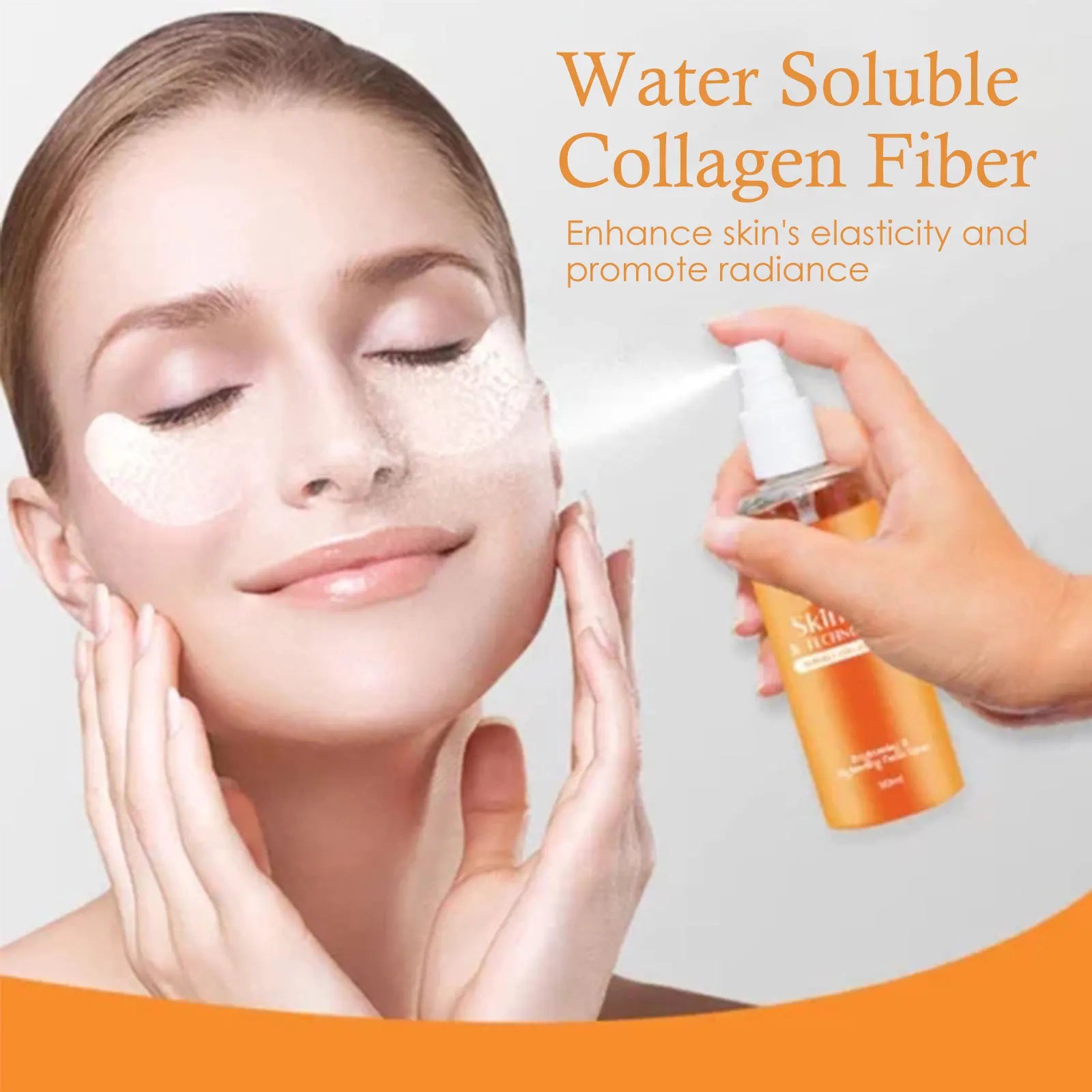 Highprime Water Soluble Collagen Film Black Technology Mist Kit Facial Skin Care Suit anti Wrinkle Firming Remove Eye Bags Mask